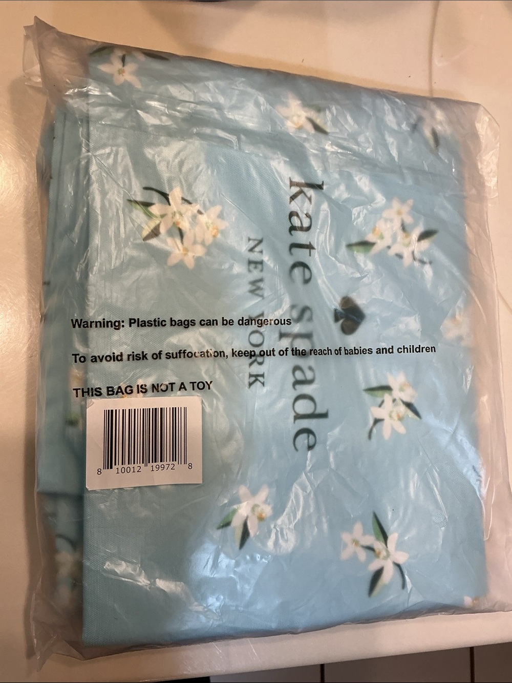 kate spade Light Aqua Floral Tote - Picture 5 of 5